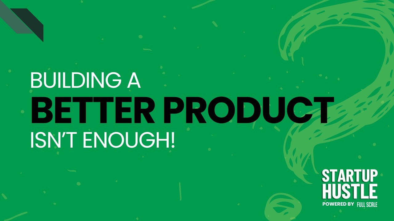 You need to be different than your competitors and better for that different set of customers.