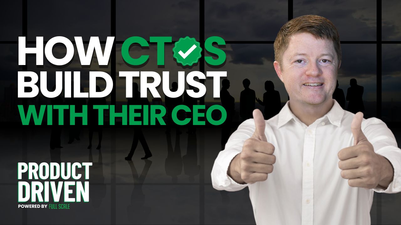 When the CTO-CEO relationship breaks down, it's rarely about technical skills. It's almost always about trust.
