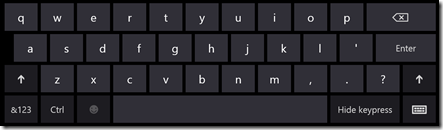 Windows 8 "password" keyboard Windows 8 "password" keyboard